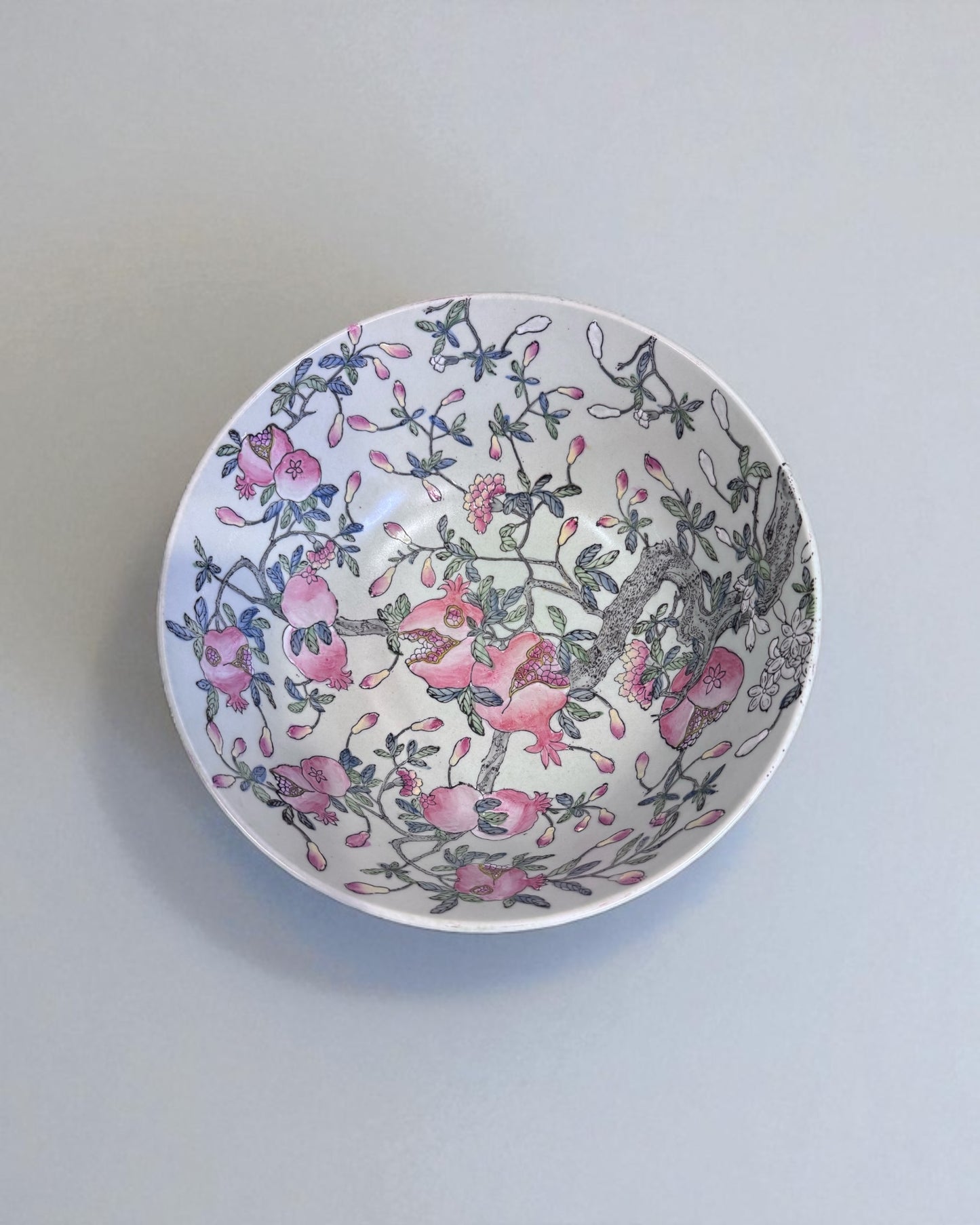 Chinese MACAU Handcrafted Plate - Vintage Decorative Porcelain
