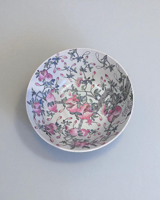 Chinese MACAU Handcrafted Plate  - Vintage Decorative Porcelain