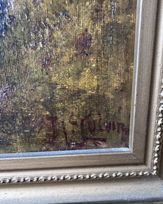 Original Oil Painting Signed By John Andrew McColvin (British, 1864-1920)