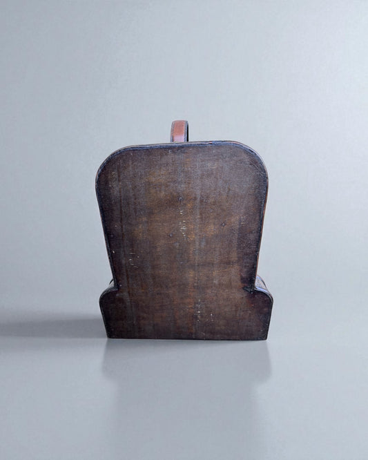 Vintage Wooden Wine Rack with Drawer