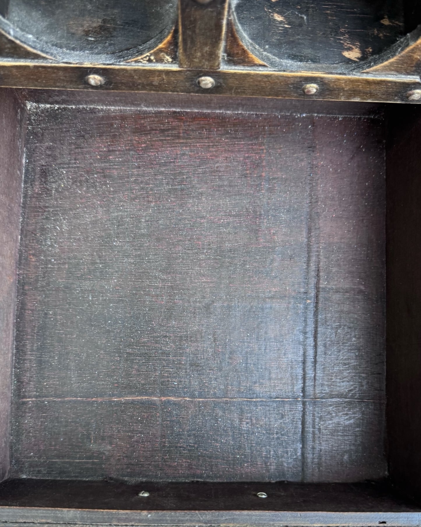 Vintage Wooden Wine Rack with Drawer