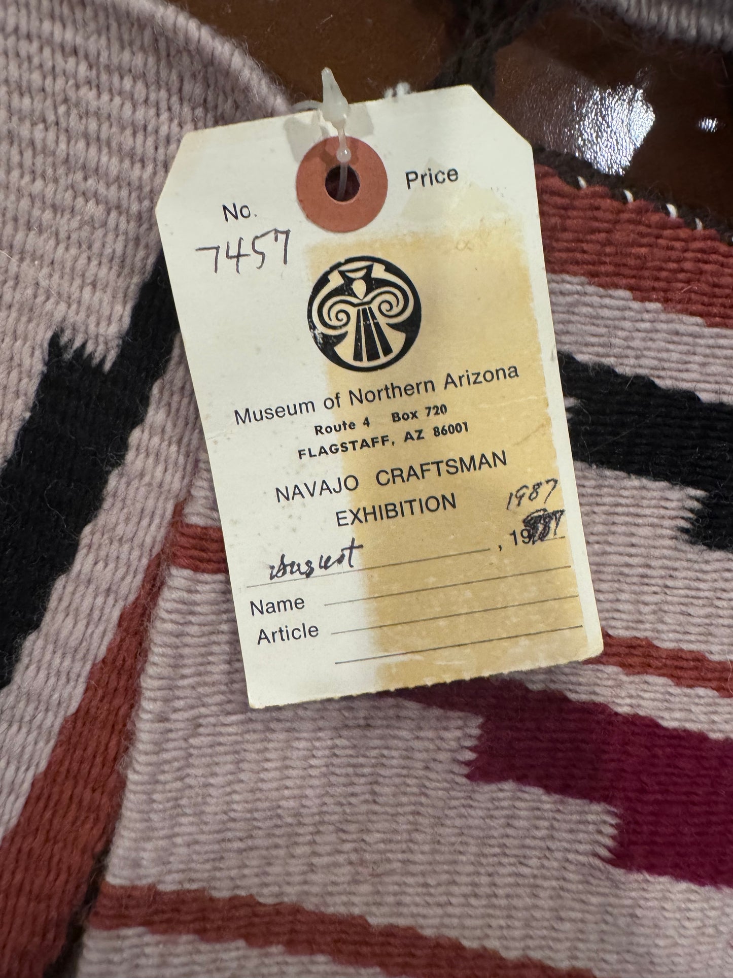 Set of 4 Authentic Navajo Weavings – Museum of Northern Arizona Exhibition