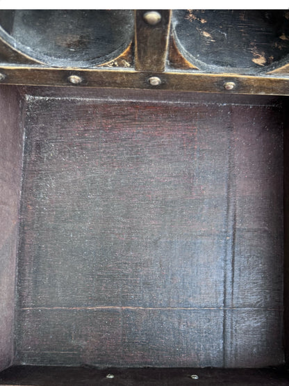 Vintage Wooden Wine Rack with Drawer