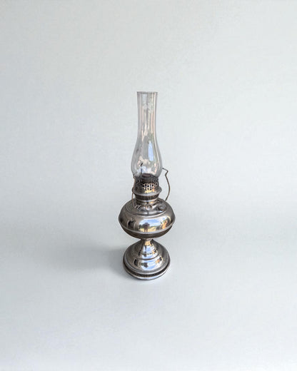 Rayo Nickel Kerosene Table Lamp