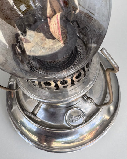 Rayo Nickel Kerosene Table Lamp