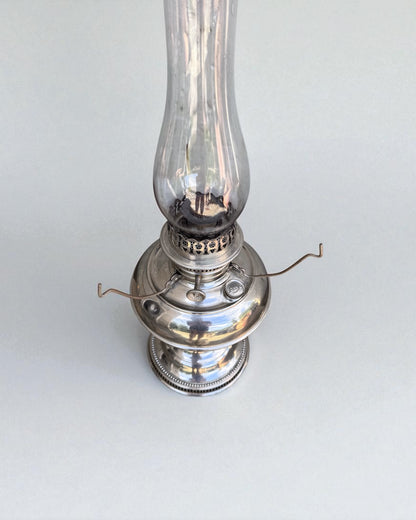 Rayo Nickel Kerosene Table Lamp