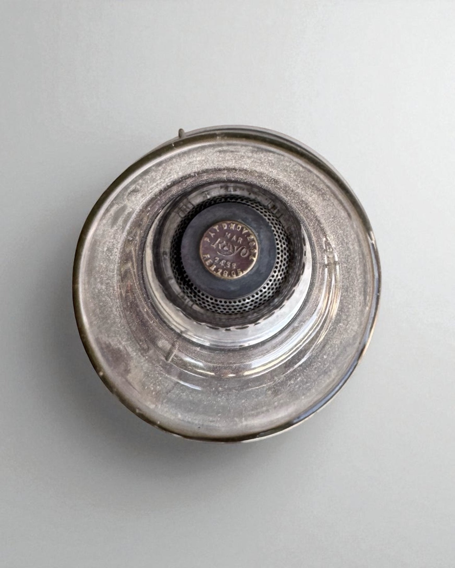 Rayo Nickel Kerosene Table Lamp