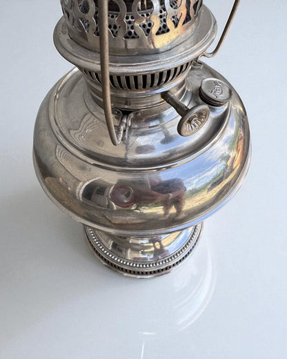 Rayo Nickel Kerosene Table Lamp