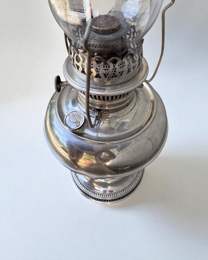 Rayo Nickel Kerosene Table Lamp