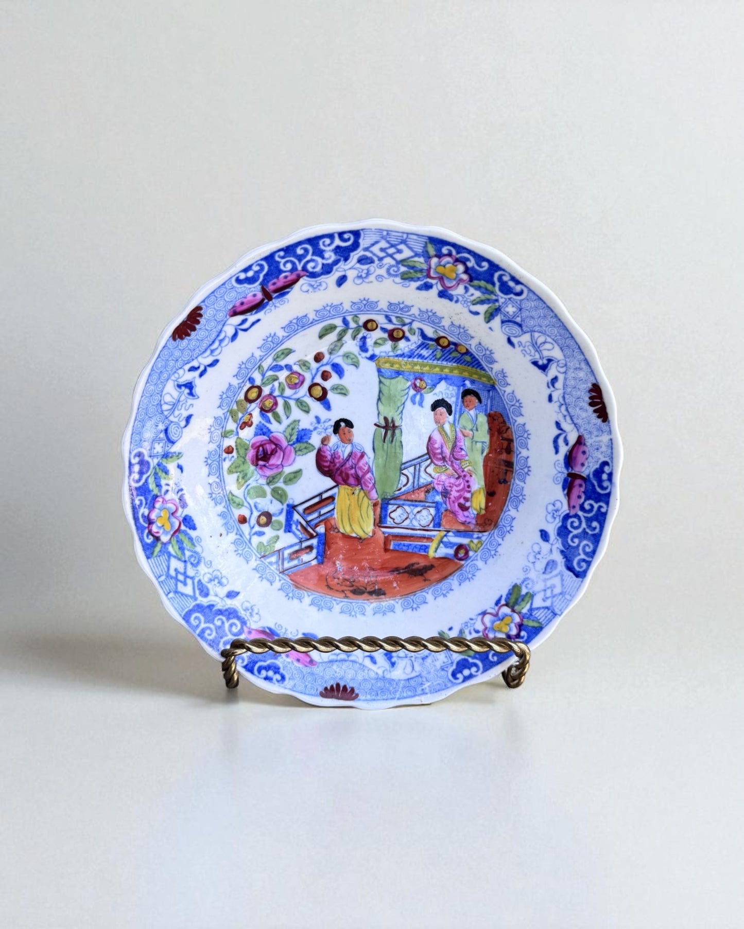 Miles Mason Porcelain Dessert Plate