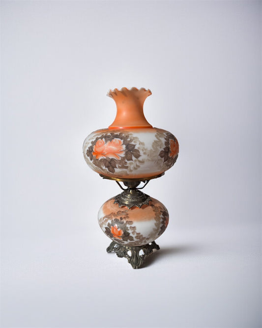 Vintage Gone with the Wind Hurricane Table Lamp