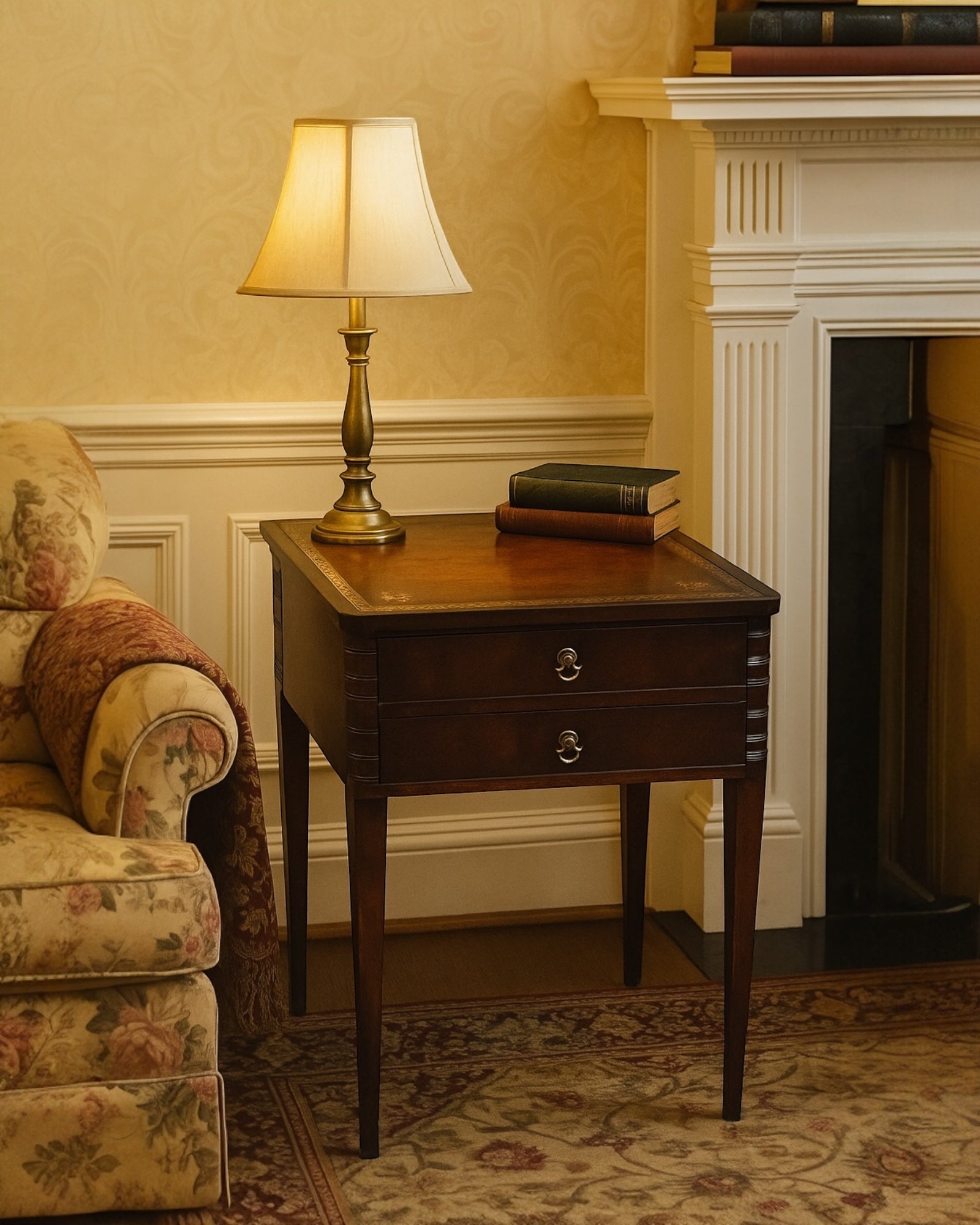 antique bedroom side tables